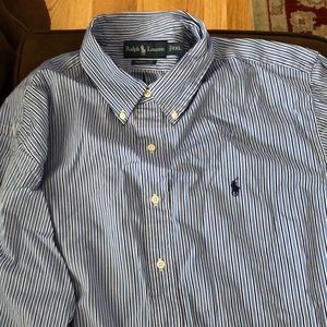 NWT Polo Ralph Lauren striped Oxford shirt XXL